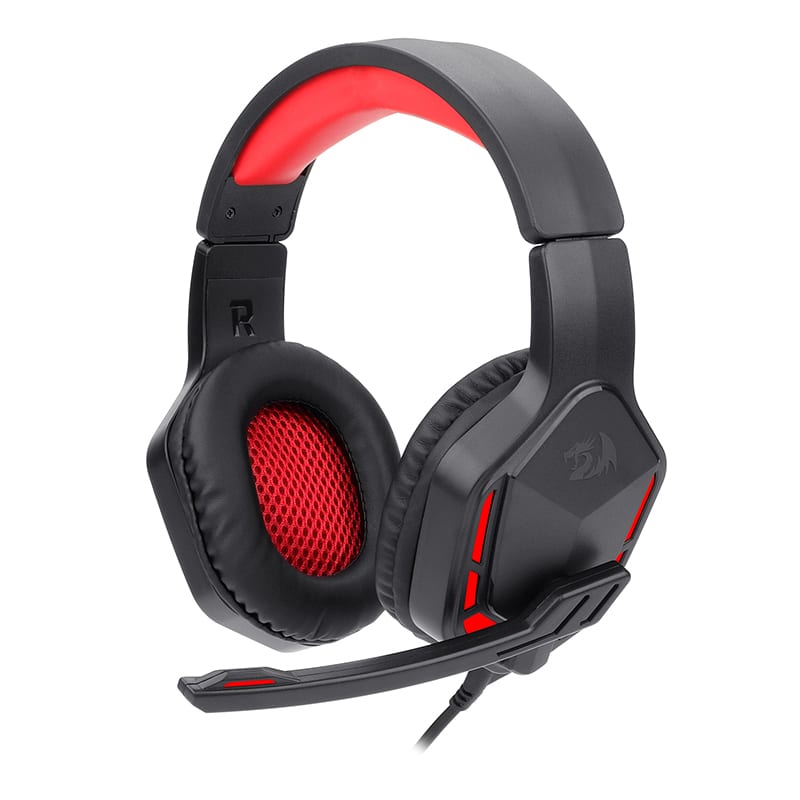 REDRAGON Over-Ear THEMIS Aux Gaming Headset - Black - Stellar Technologies