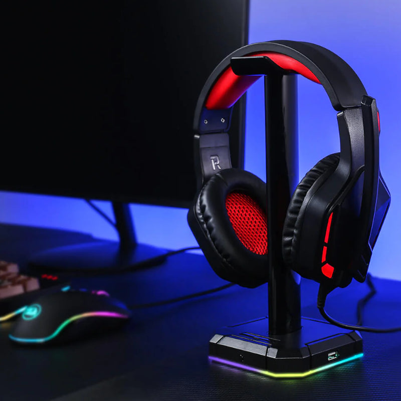 REDRAGON Over-Ear THEMIS Aux Gaming Headset - Black - Stellar Technologies