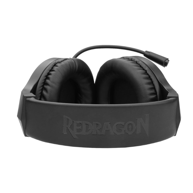 REDRAGON Over-Ear HYLAS Aux (Mic and Headset)|USB (Power Only) RGB Gaming Headset - Black - Stellar Technologies