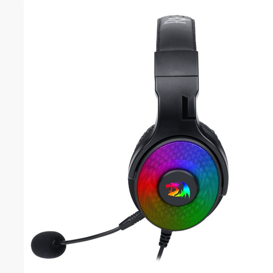 REDRAGON Over-Ear PANDORA USB (Power Only)|Aux (Mic and Headset) RGB Gaming Headset - Black - Stellar Technologies