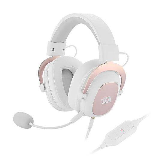 REDRAGON Over-Ear ZEUS 2 USB Gaming Headset - White - Stellar Technologies
