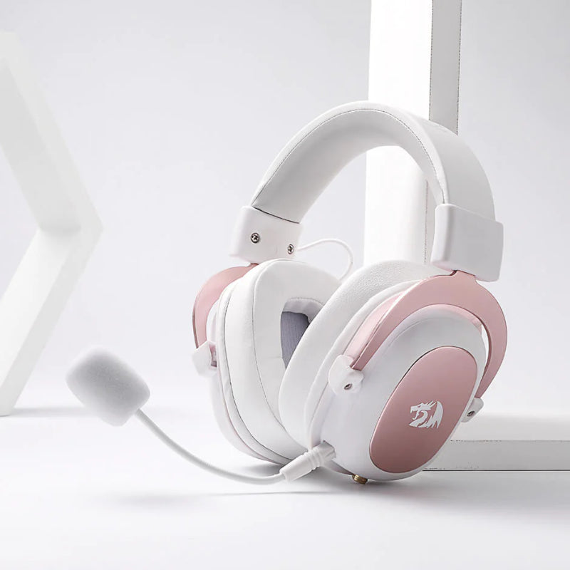 REDRAGON Over-Ear ZEUS 2 USB Gaming Headset - White - Stellar Technologies