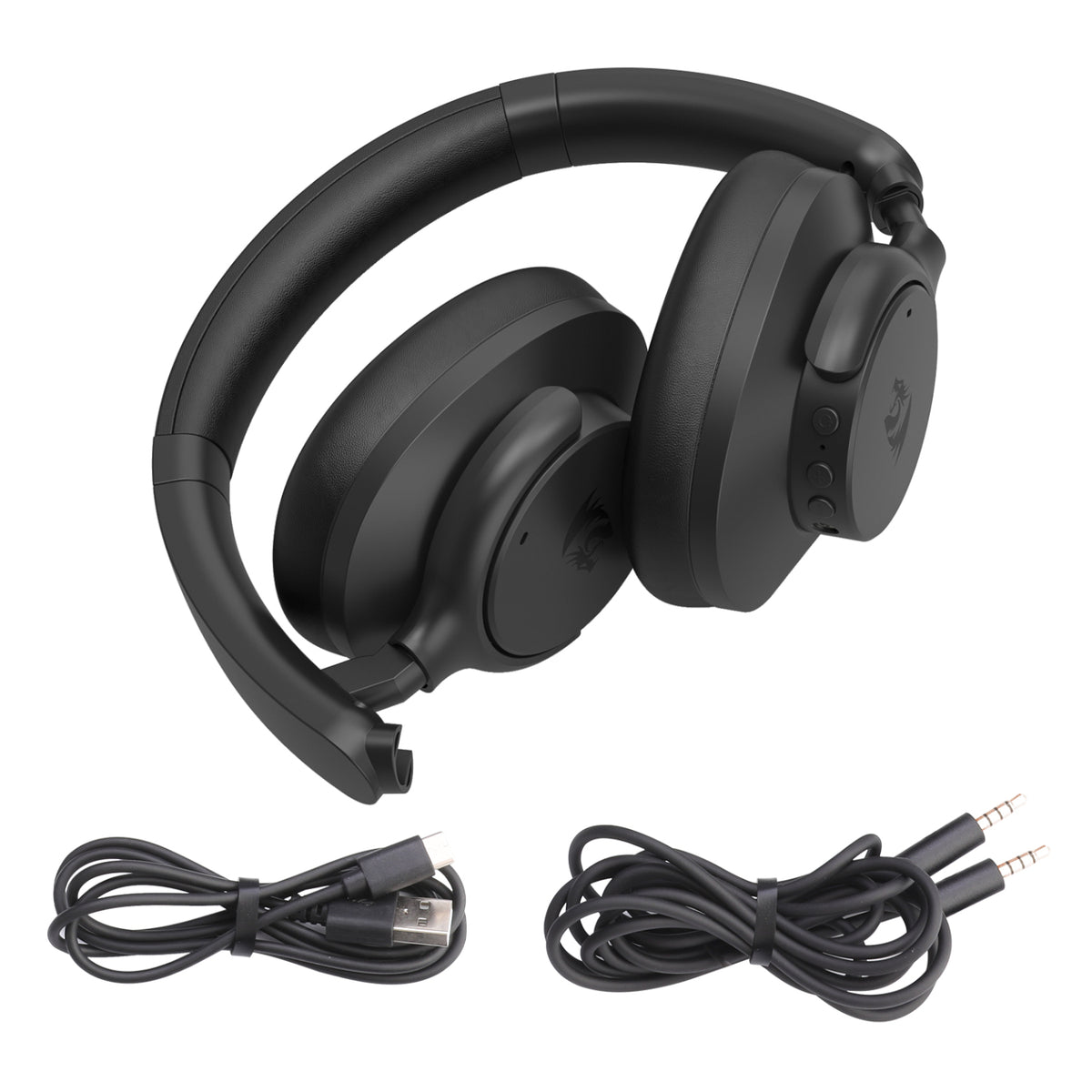 Redragon H610 VIBECORE ANC Bluetooth Wireless Over-ear Headphones - Black - Stellar Technologies