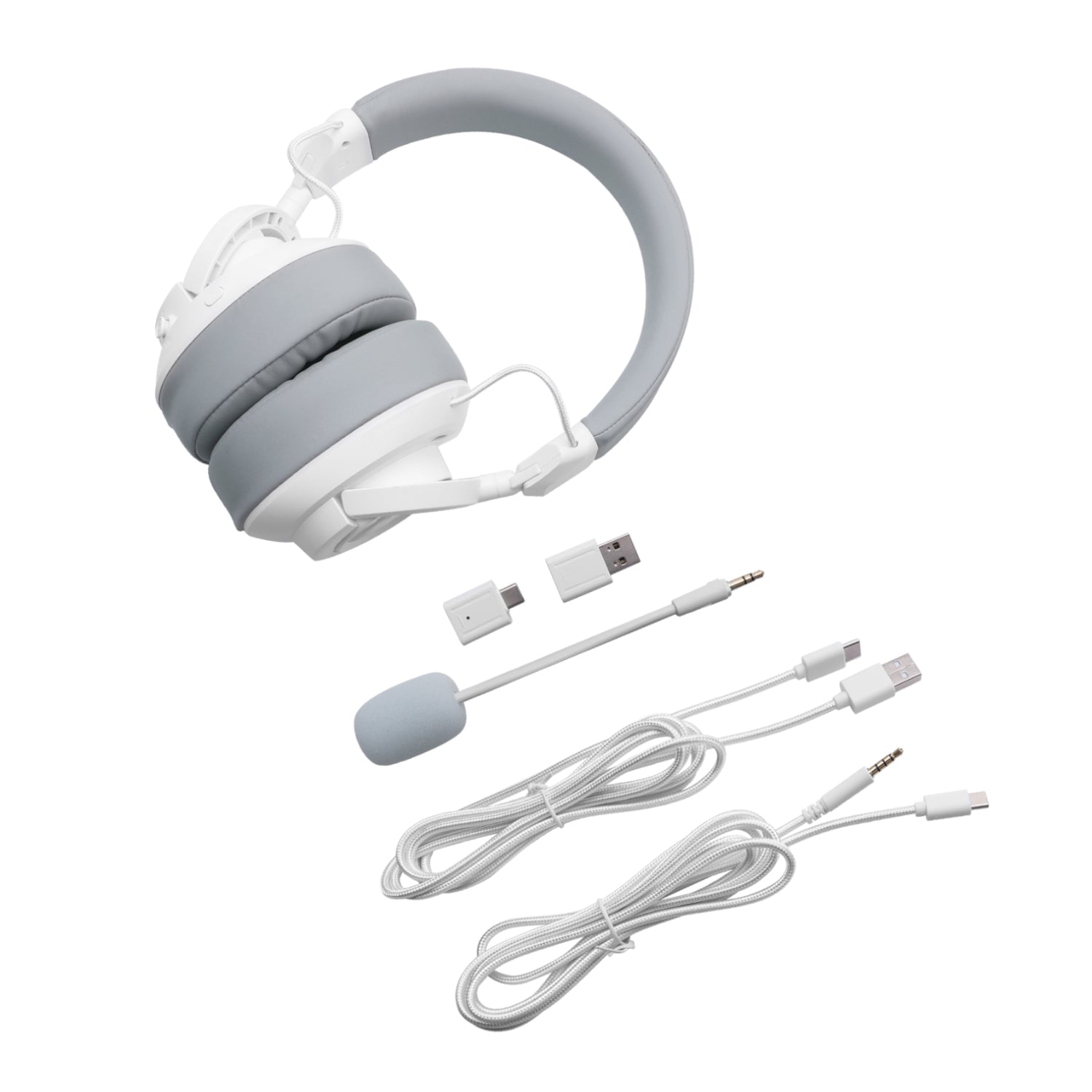 Redragon H889W SPECTRA PRO Over-Ear Wireless Headphones - White - Stellar Technologies