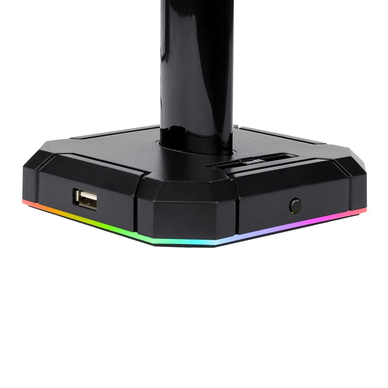 Redragon HA300 Scepter Pro RGB Headset Stand with USB Hub (4 x USB 2.0, RGB Lighting) - Stellar Technologies