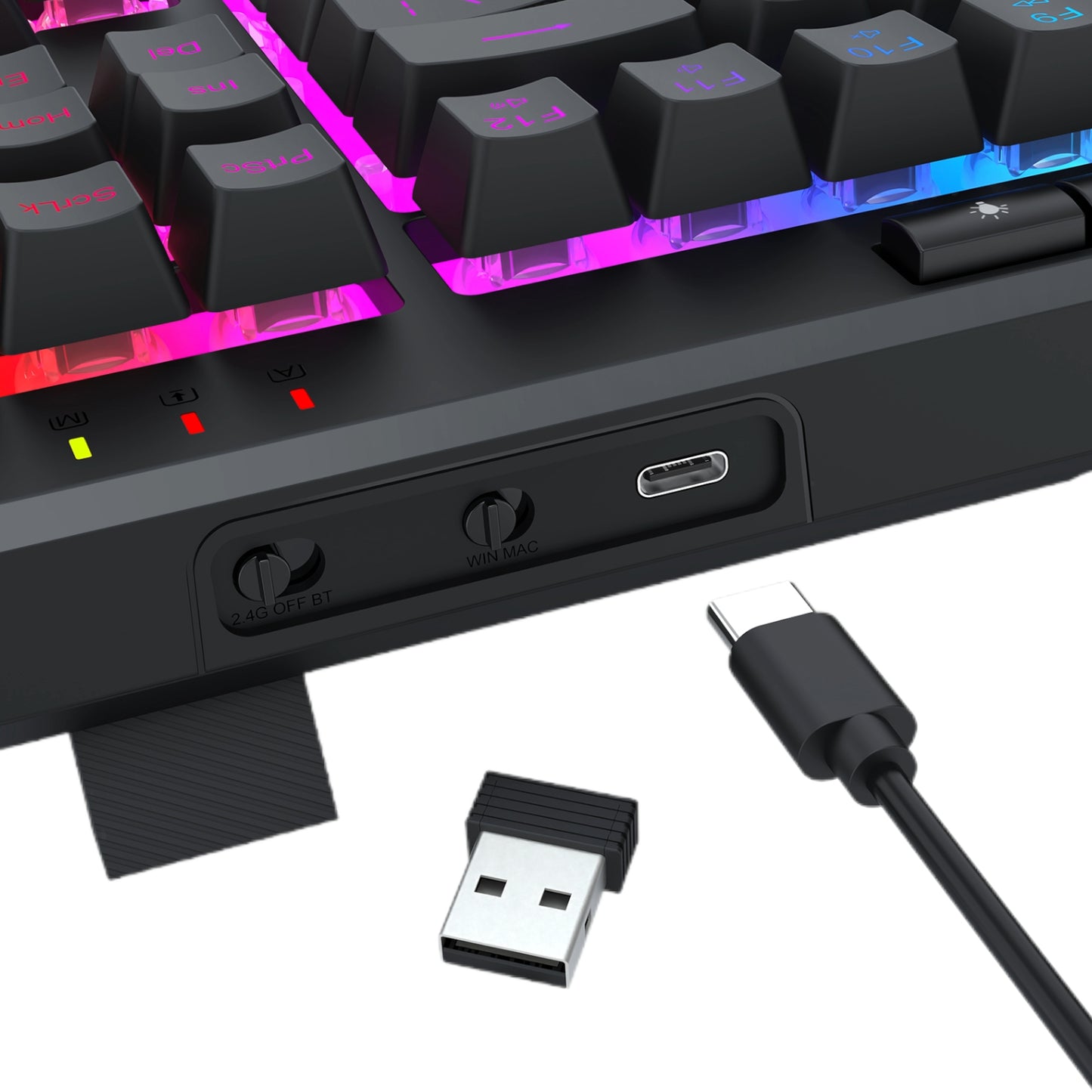 Redragon SHIVA PRO Wireless keyboard - Black - Stellar Technologies