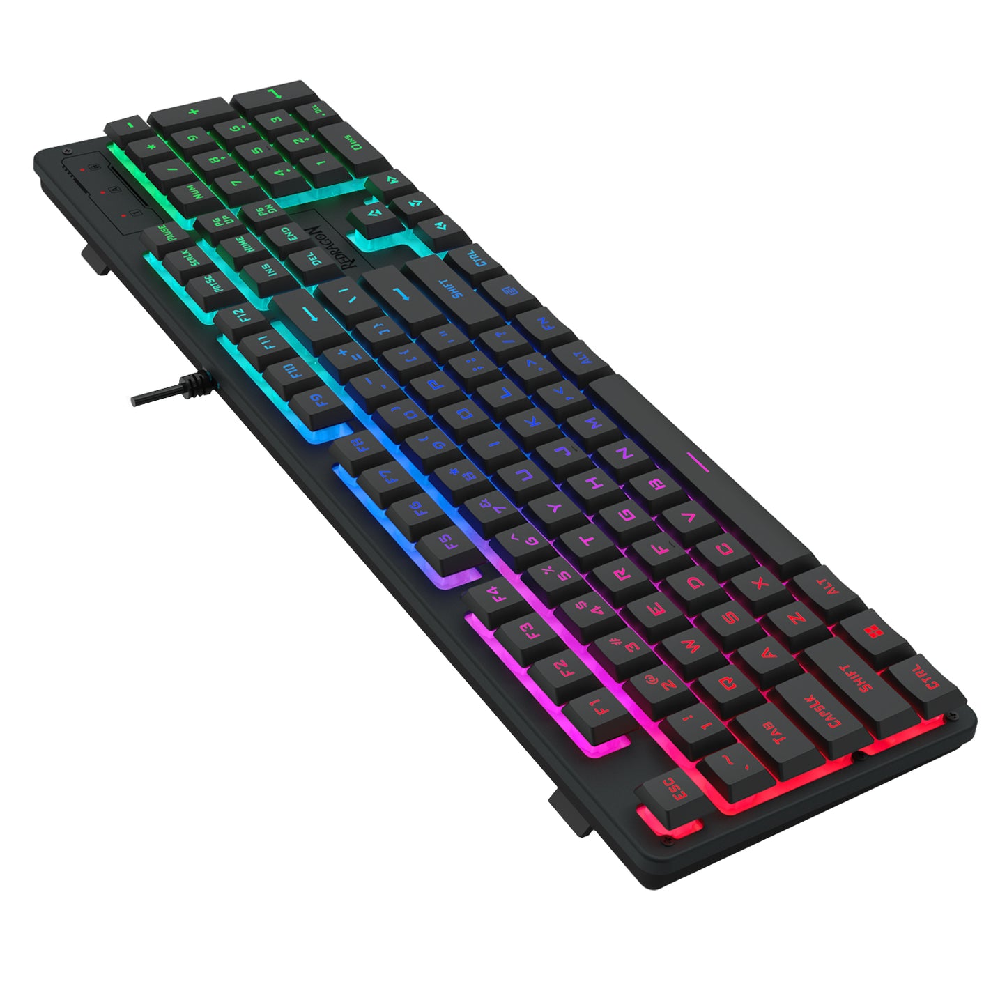 Redragon K521 RGB NETHERBANE 104-Key Membrane Gaming Keyboard - Stellar Technologies