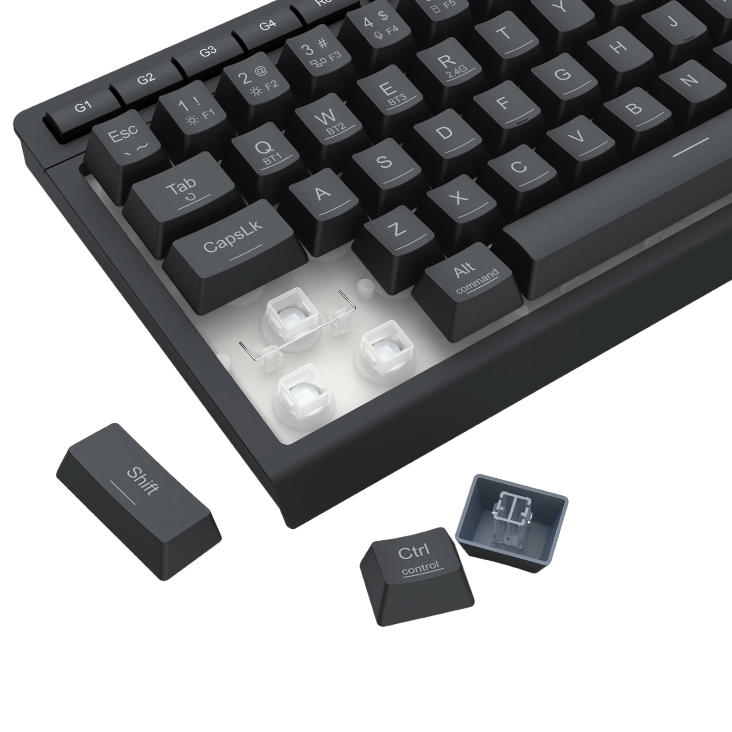 Redragon SHIVA K522 PRO RGB Wireless Gaming Keyboard- Black - Stellar Technologies
