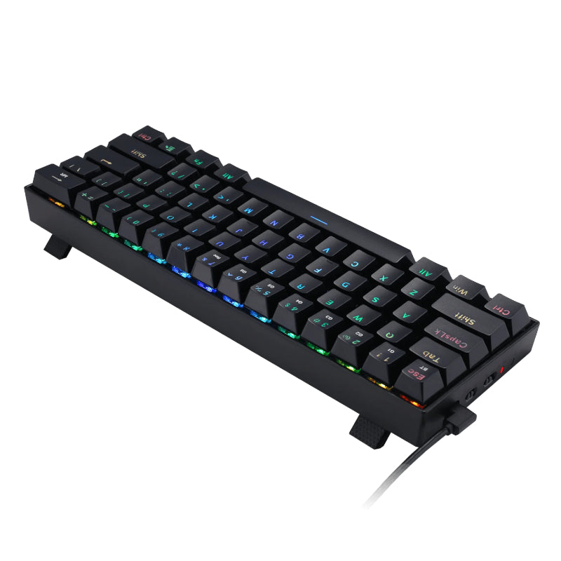 REDRAGON DRACONIC PRO Mechanical 61 Key|Bluetooth 5.0|RGB 9 Colour Modes|Rechargable Battery|Type-C - Stellar Technologies