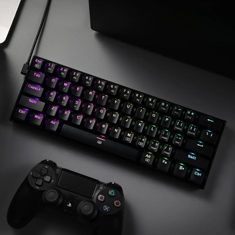 REDRAGON DRAGONBORN Wired Mechanical Keyboard RGB 67Key Design - Black - Stellar Technologies