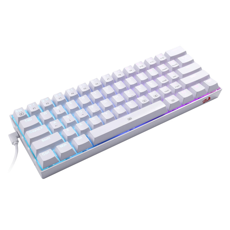 REDRAGON DRAGONBORN Wired Mechanical Keyboard RGB 67Key Design - White - Stellar Technologies