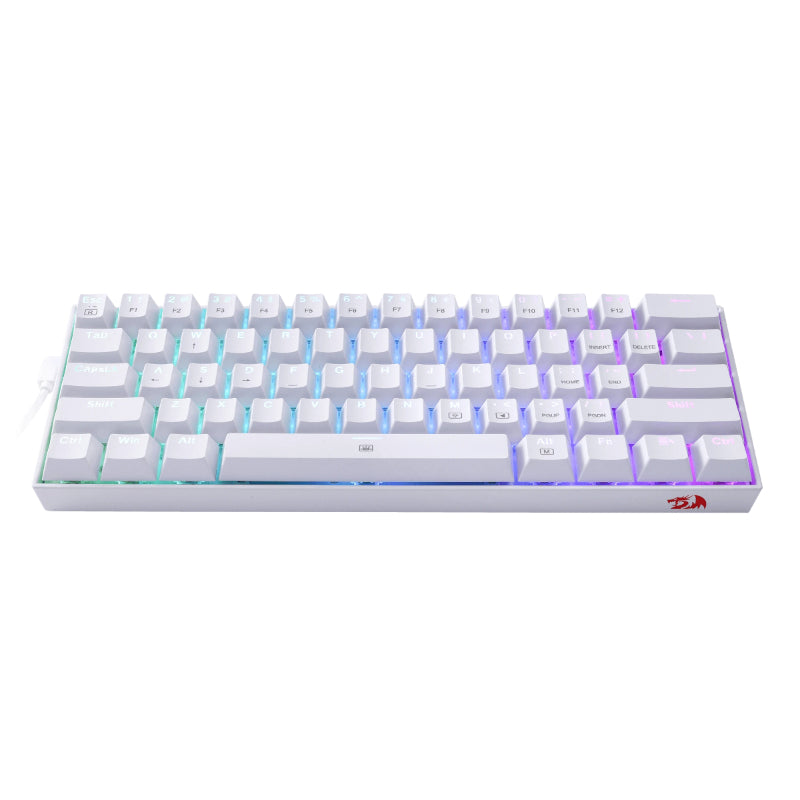 REDRAGON DRAGONBORN Wired Mechanical Keyboard RGB 67Key Design - White - Stellar Technologies