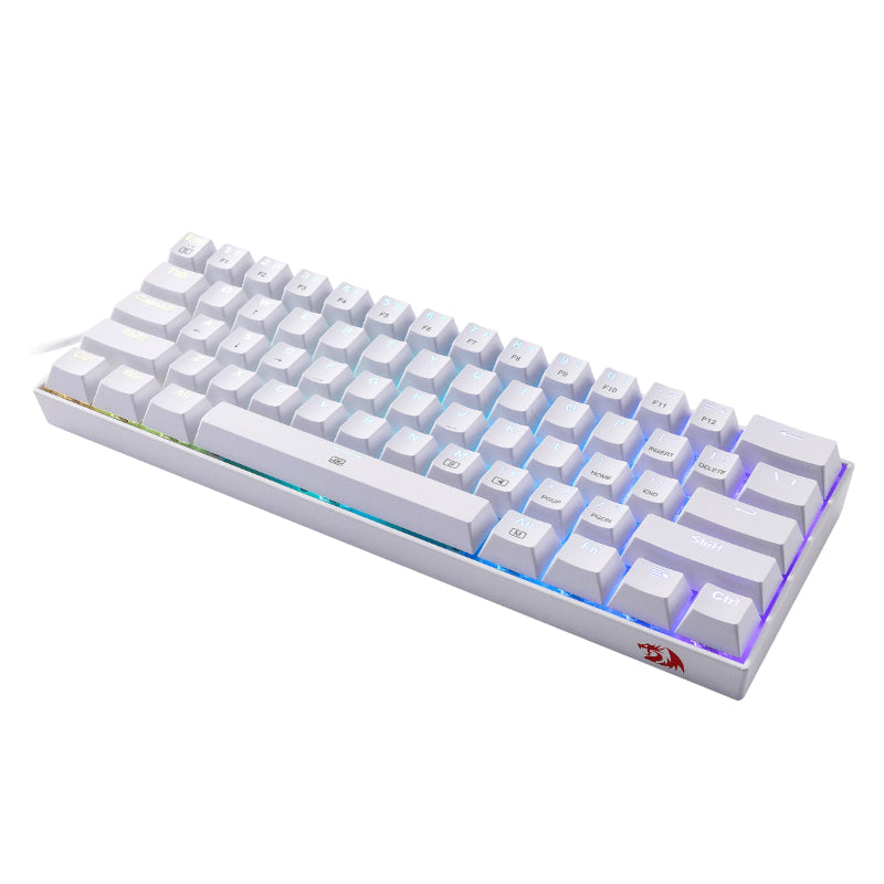 REDRAGON DRAGONBORN Wired Mechanical Keyboard RGB 67Key Design - White - Stellar Technologies