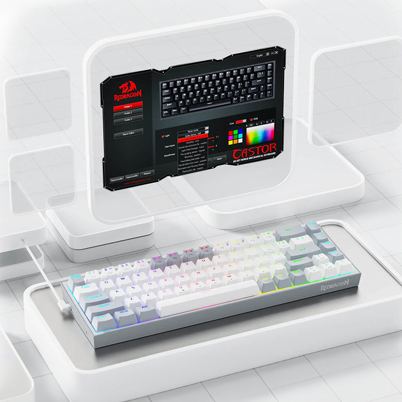 REDRAGON MECHANICAL Caster Wired Gaming Keyboard - Stellar Technologies