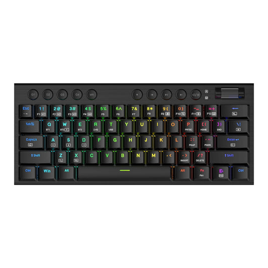 REDRAGON Horus Mini Pro 61Key Wireless Bluetooth Red Switch RGB Low Profile Gaming Mechanical Keyboard - Stellar Technologies