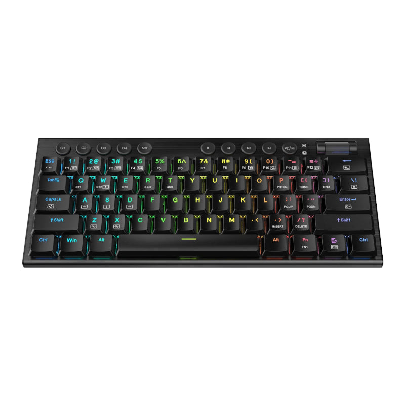 REDRAGON Horus Mini Pro 61Key Wireless Bluetooth Red Switch RGB Low Profile Gaming Mechanical Keyboard - Stellar Technologies