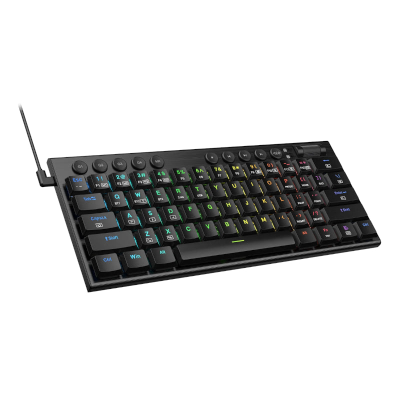 REDRAGON Horus Mini Pro 61Key Wireless Bluetooth Red Switch RGB Low Profile Gaming Mechanical Keyboard - Stellar Technologies