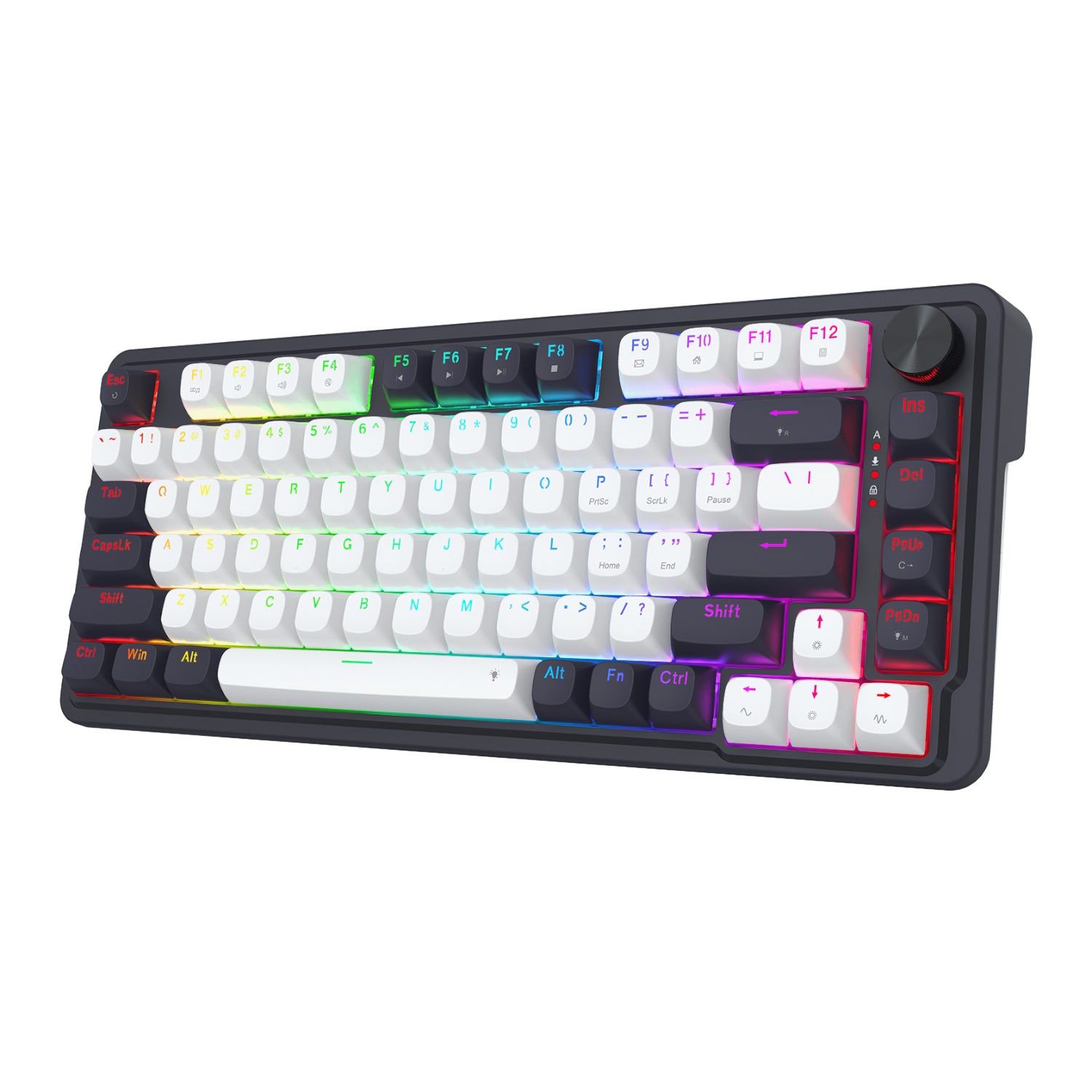 Redragon K673 UCAL 75% Magnetic Ultramag Switch Wired Keyboard - Black - Stellar Technologies