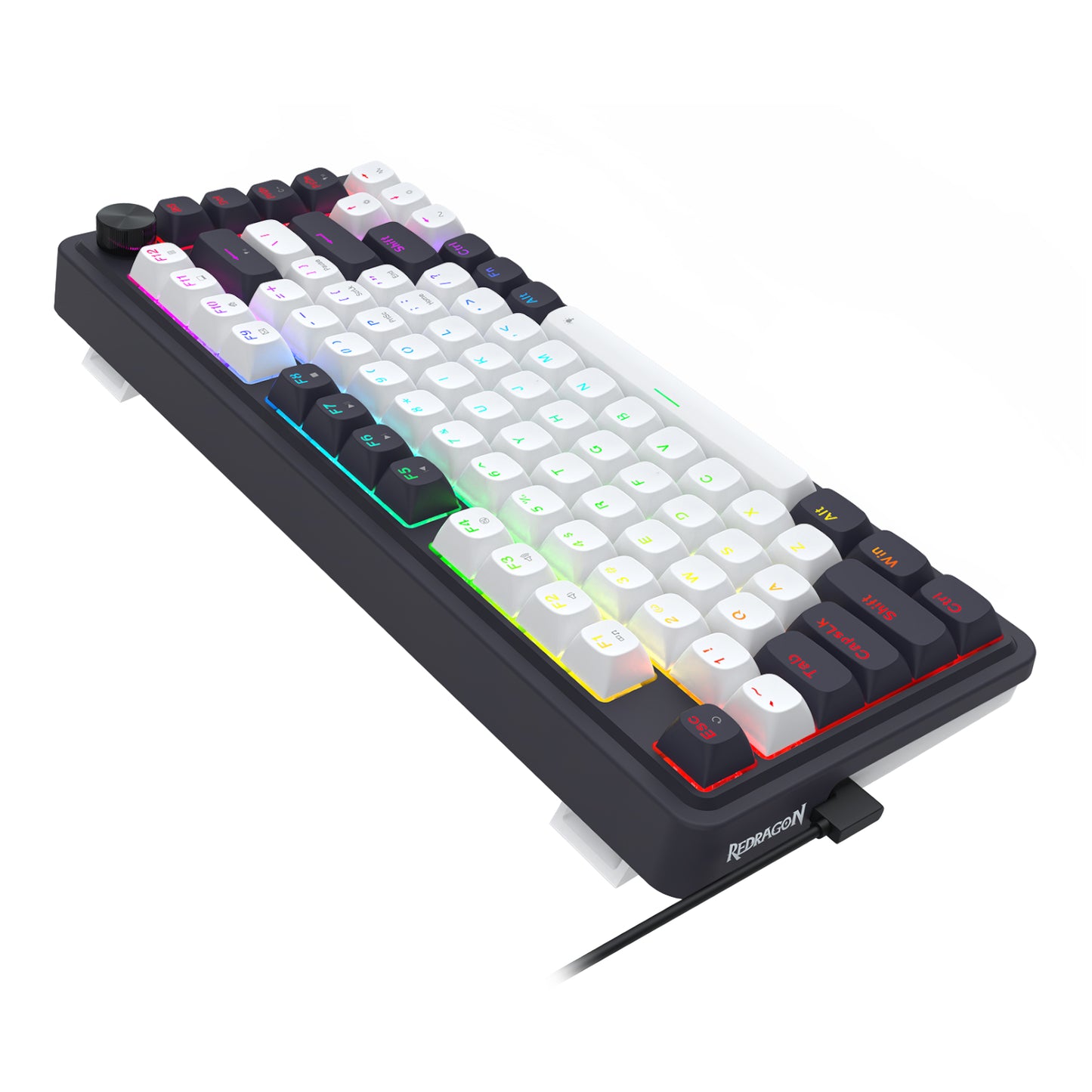 Redragon K673 UCAL 75% Magnetic Ultramag Switch Wired Keyboard - Black - Stellar Technologies