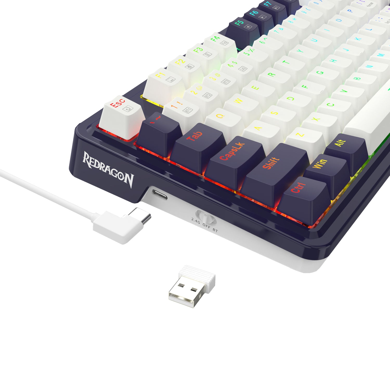 Redragon UCAL K673 PRO Mechanical Wireless Gaming Keyboard - Black - Stellar Technologies