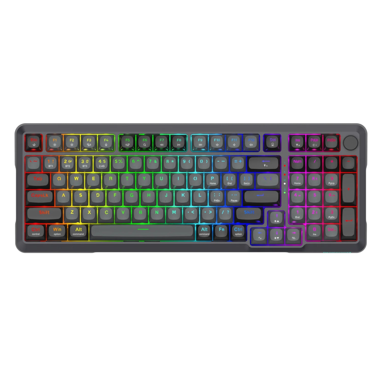 Redragon BRAGI PRO K688 98+1 Gasket Wireless Mechanical Keyboard (Triple Mode, RGB, Hot-Swap, Cream - Stellar Technologies