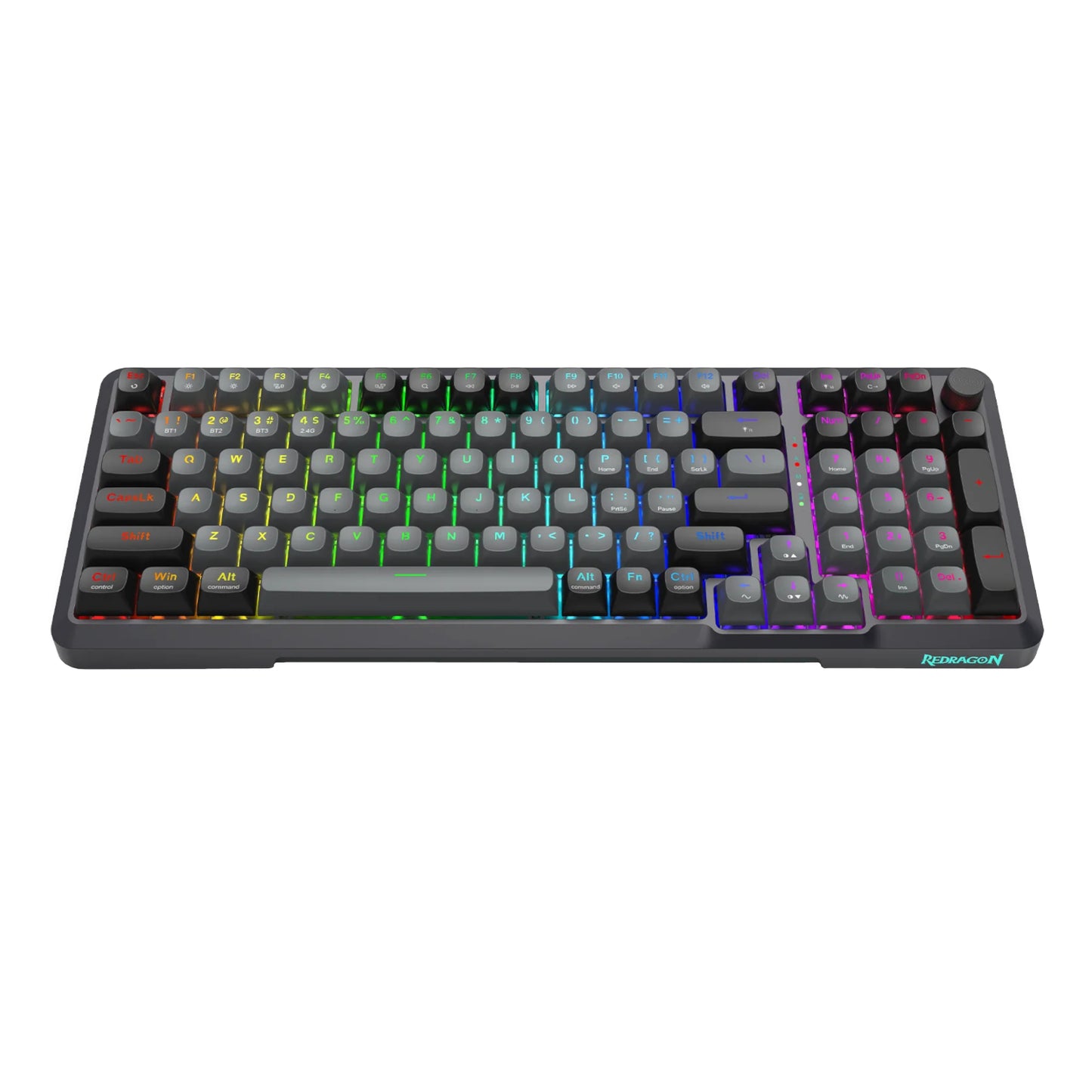 Redragon BRAGI PRO K688 98+1 Gasket Wireless Mechanical Keyboard (Triple Mode, RGB, Hot-Swap, Cream - Stellar Technologies