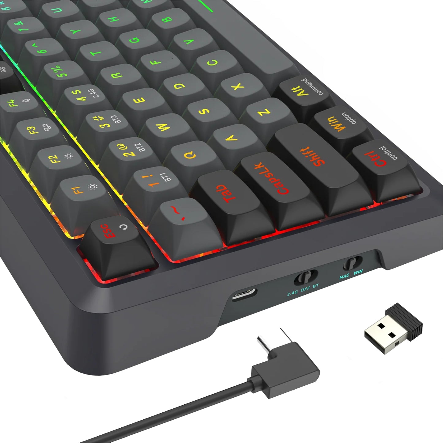 Redragon BRAGI PRO K688 98+1 Gasket Wireless Mechanical Keyboard (Triple Mode, RGB, Hot-Swap, Cream - Stellar Technologies