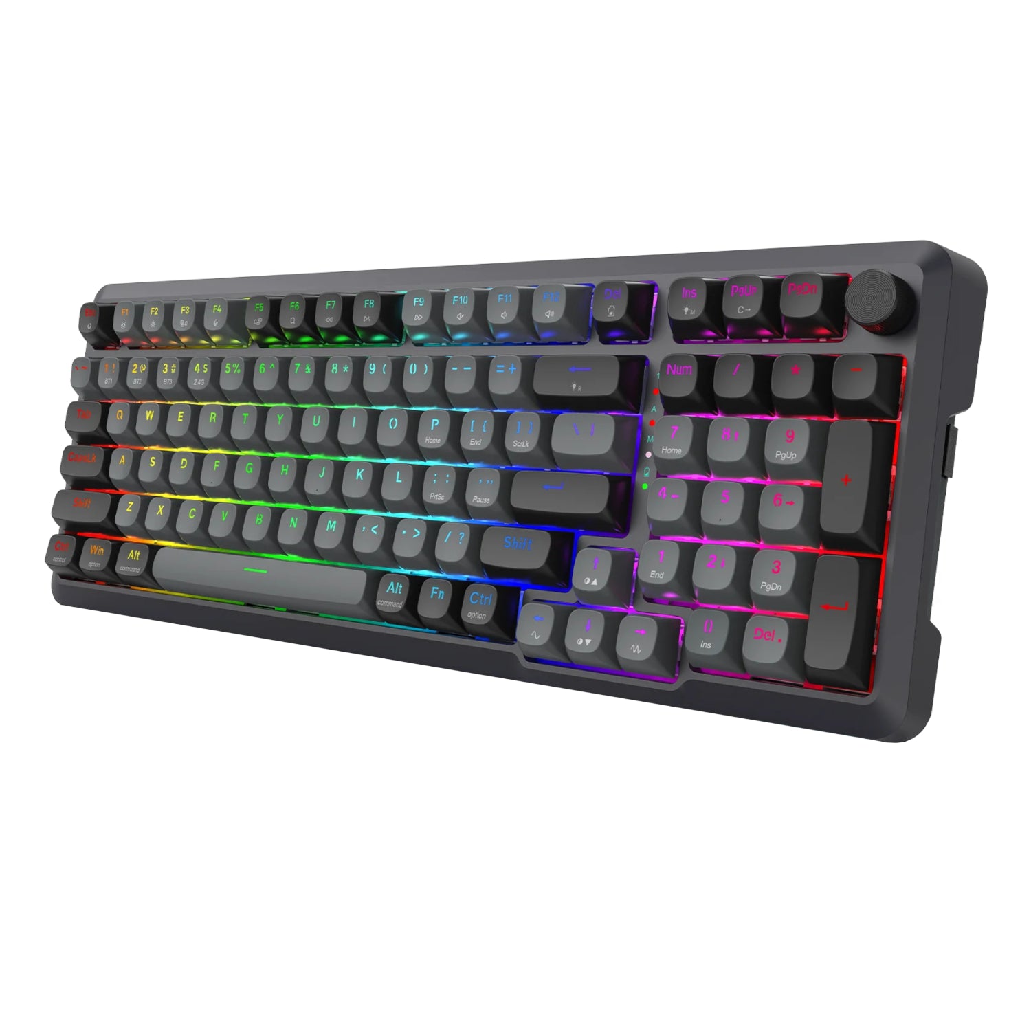 Redragon BRAGI PRO K688 98+1 Gasket Wireless Mechanical Keyboard (Triple Mode, RGB, Hot-Swap, Cream - Stellar Technologies