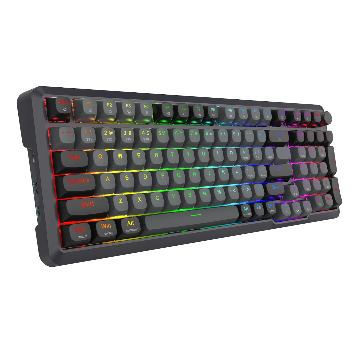 Redragon BRAGI PRO K688 98+1 Gasket Wireless Mechanical Keyboard (Triple Mode, RGB, Hot-Swap, Cream - Stellar Technologies