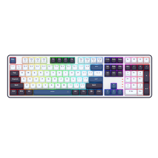 Redragon K689 WYVERN RGB Wired Mechanical Keyboard - White/Black - Stellar Technologies
