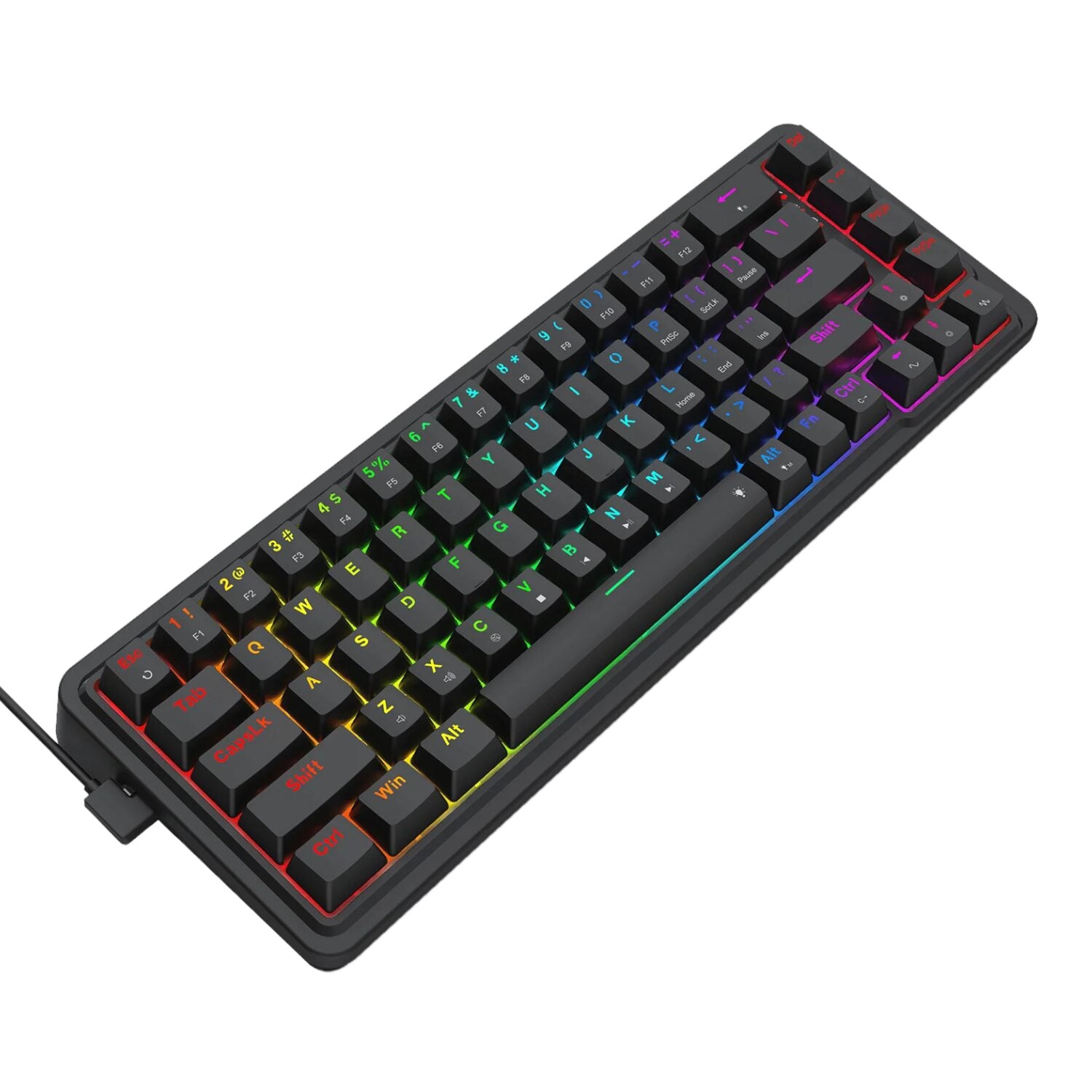 Redragon NOVA K709 65% Wired Gasket RGB Gaming Keyboard - Black - Stellar Technologies