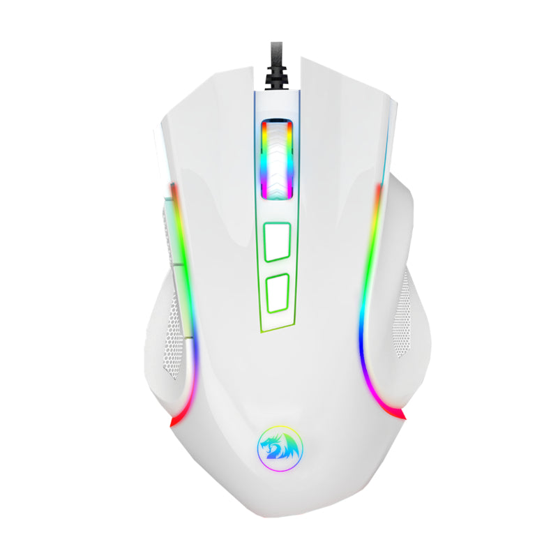 REDRAGON GRIFFIN 7200DPI Gaming Mouse - White - Stellar Technologies