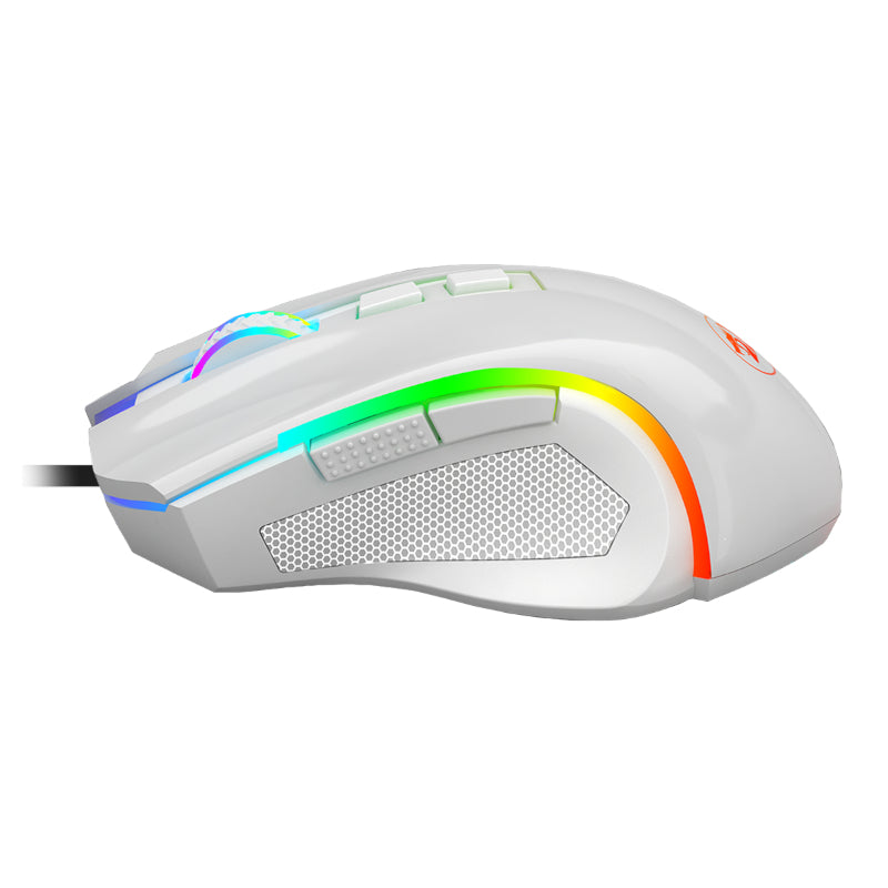 REDRAGON GRIFFIN 7200DPI Gaming Mouse - White - Stellar Technologies