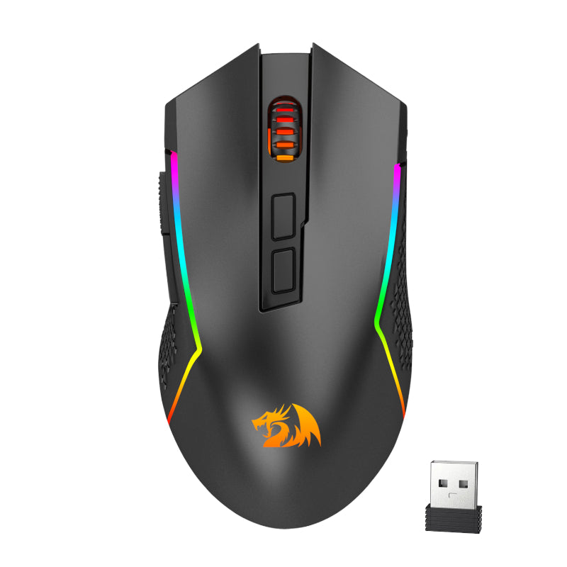 REDRAGON Trident Pro 8000DPI RGB Gaming Mouse - Black - Stellar Technologies