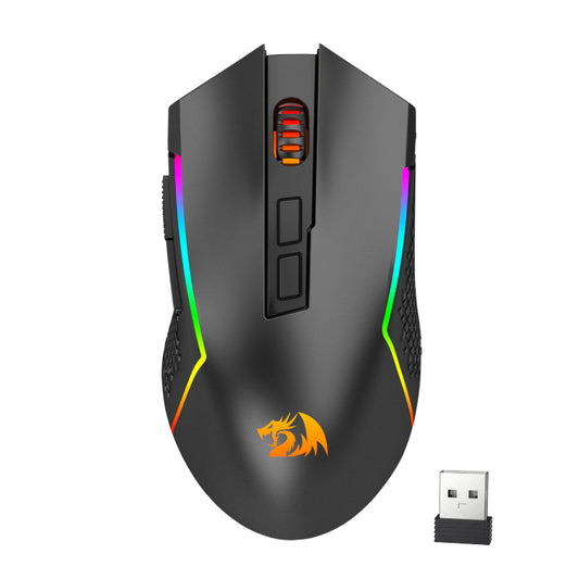 REDRAGON Trident Pro 8000DPI RGB Gaming Mouse - Black - Stellar Technologies