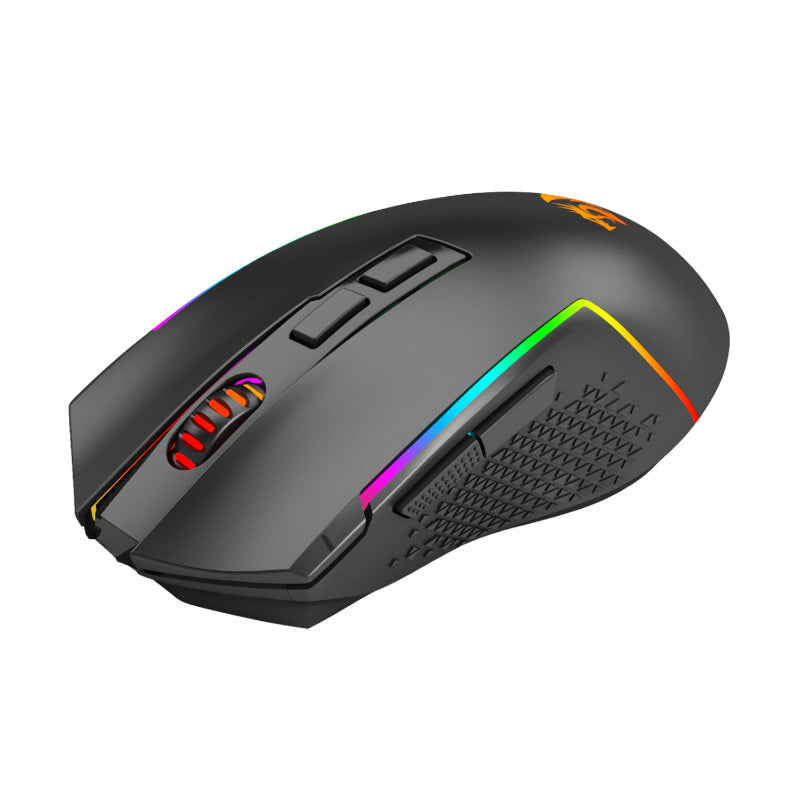 REDRAGON Trident Pro 8000DPI RGB Gaming Mouse - Black - Stellar Technologies