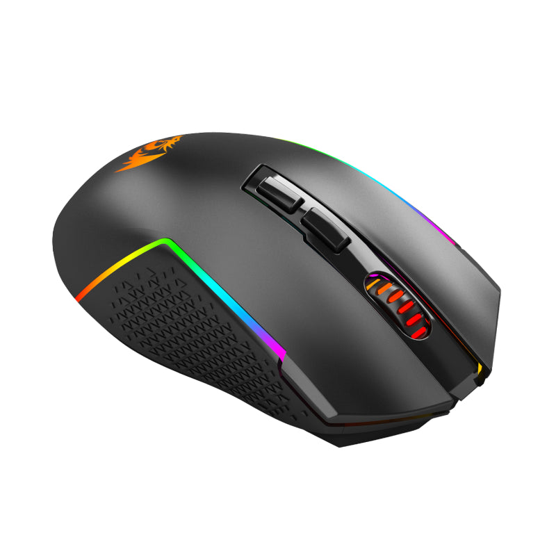 REDRAGON Trident Pro 8000DPI RGB Gaming Mouse - Black - Stellar Technologies