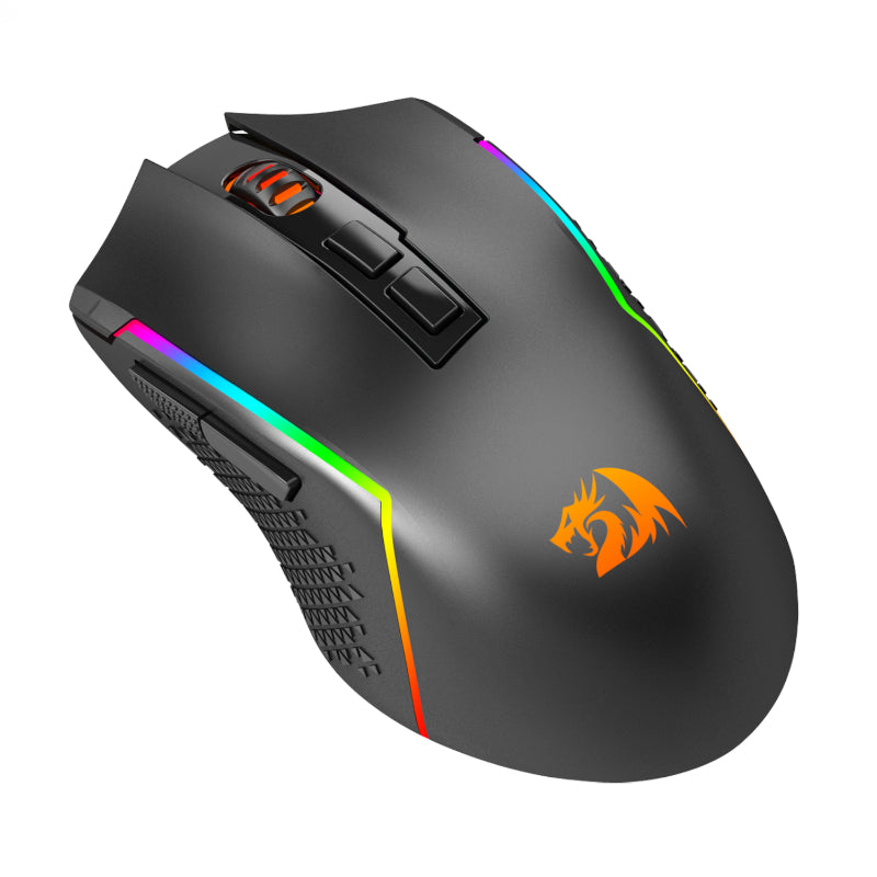 REDRAGON Trident Pro 8000DPI RGB Gaming Mouse - Black - Stellar Technologies