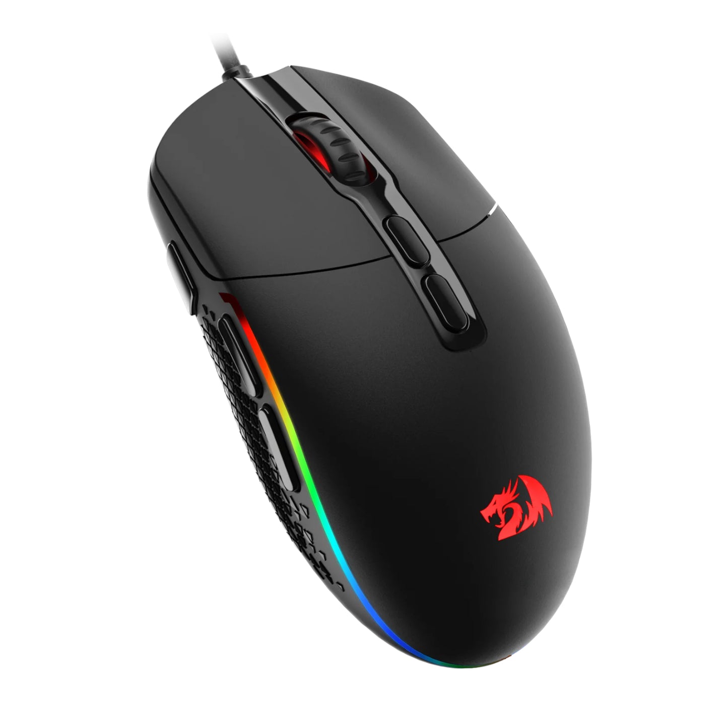 Redragon M719 INVADER RGB 10000 DPI Wired Optical Gaming Mouse - Black - Stellar Technologies
