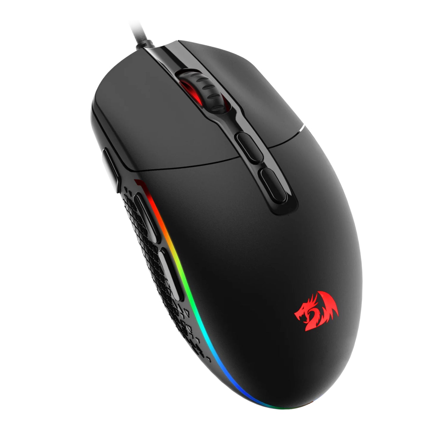 Redragon M719 INVADER RGB 10000 DPI Wired Optical Gaming Mouse - Black - Stellar Technologies