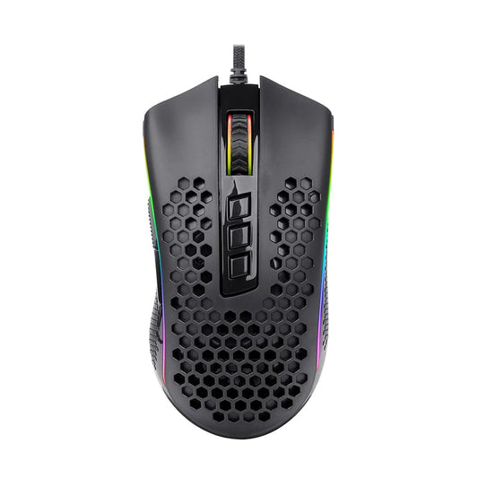 REDRAGON STORM 12400DPI 7 Buttons|Ergonomic Design|P3327 Optical Sensor|Lightweight Body|RGB Backlit - Stellar Technologies