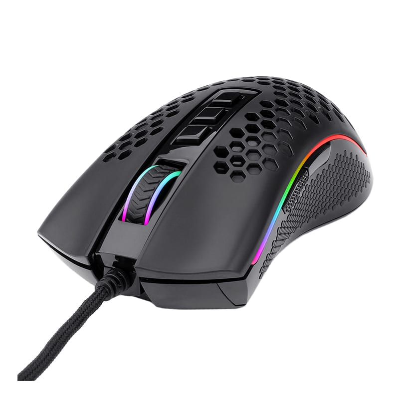 REDRAGON STORM 12400DPI 7 Buttons|Ergonomic Design|P3327 Optical Sensor|Lightweight Body|RGB Backlit - Stellar Technologies