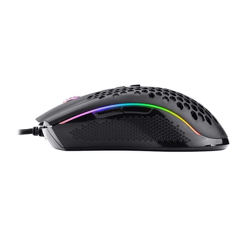 REDRAGON STORM 12400DPI 7 Buttons|Ergonomic Design|P3327 Optical Sensor|Lightweight Body|RGB Backlit - Stellar Technologies