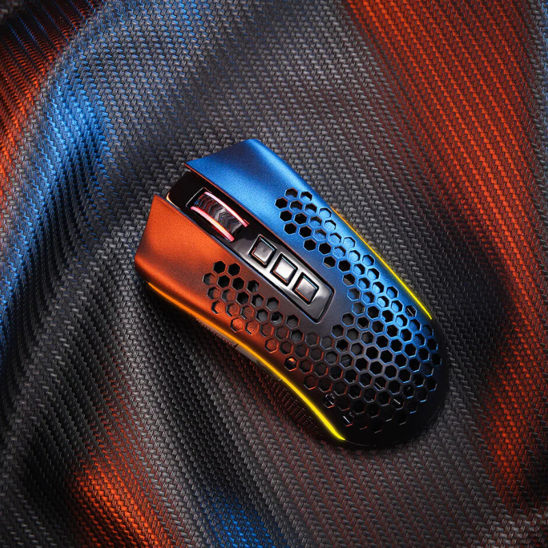REDRAGON STORM 12400DPI 7 Buttons|Ergonomic Design|P3327 Optical Sensor|Lightweight Body|RGB Backlit - Stellar Technologies