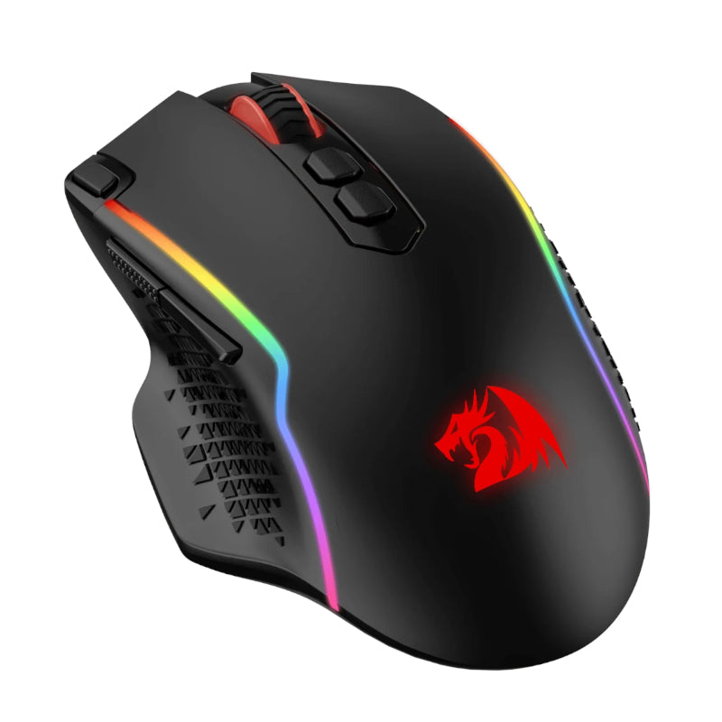 REDRAGON Taipan Pro 10000DPI RGB Wireless Gaming Mouse - Black - Stellar Technologies
