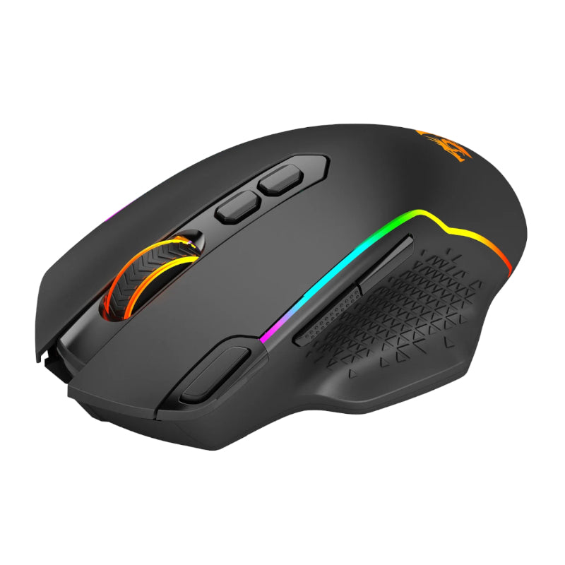REDRAGON Taipan Pro 10000DPI RGB Wireless Gaming Mouse - Black - Stellar Technologies