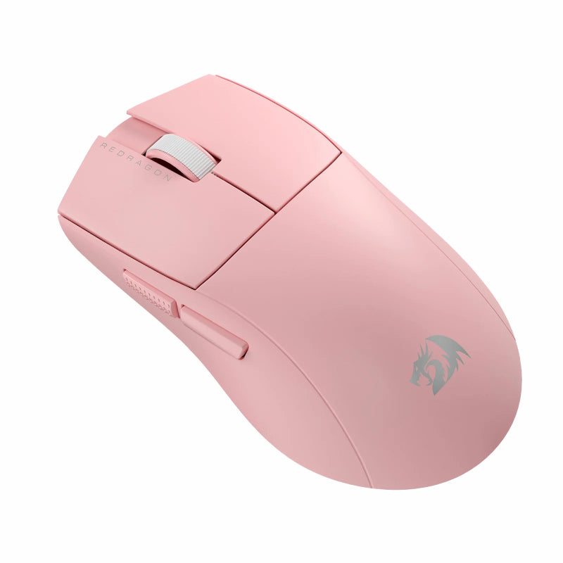 REDRAGON M916 PRO 1K 3-Mode Wireless Gaming Mouse - Pink - Stellar Technologies
