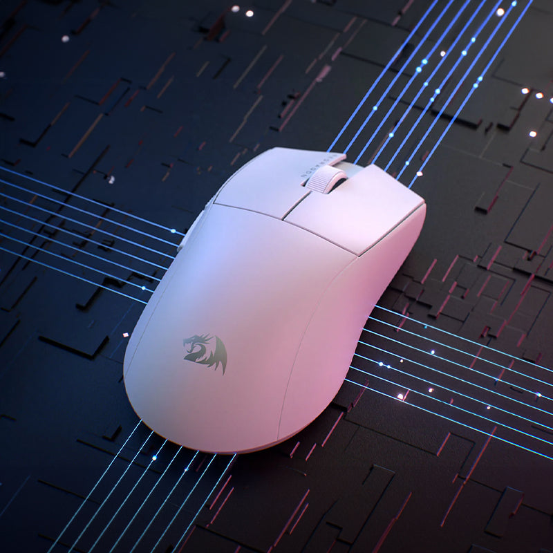 REDRAGON M916 PRO 1K 3-Mode Wireless Gaming Mouse - Pink - Stellar Technologies