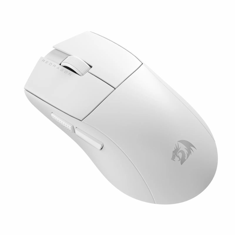 Redragon M916 PRO 1K 3-Mode Wireless Gaming Mouse - White - Stellar Technologies