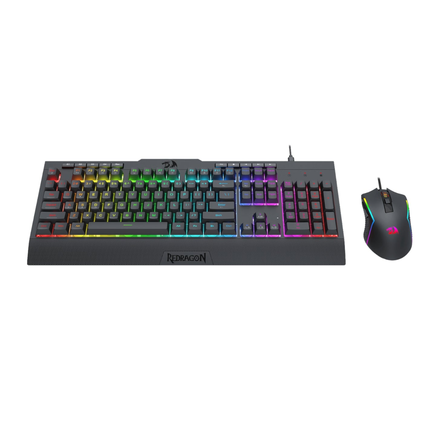 Redragon S151 Gaming Keyboard and Mouse Combo-Black - Stellar Technologies
